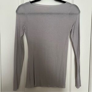 Intimissimi Light Grey Boat Neck Cashmere Top🩶🩶